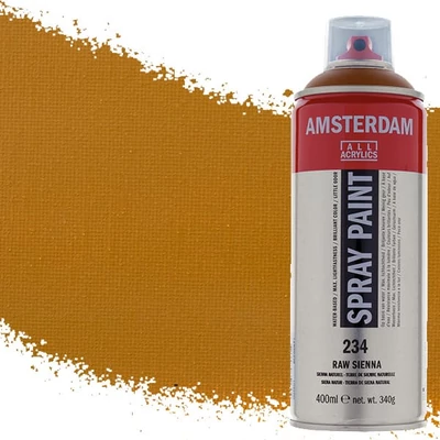 Akrylová farba v spreji na vodnej báze Talens Amsterdam, 400 ml - 234, raw sienna