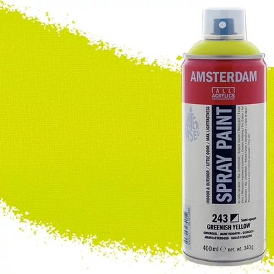 Akrylová farba v spreji na vodnej báze Talens Amsterdam, 400 ml - 243, greenish yellow