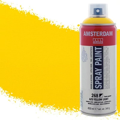 Akrylová farba v spreji na vodnej báze Talens Amsterdam, 400 ml - 268, azo yellow light