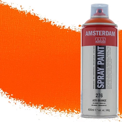 Akrylová farba v spreji na vodnej báze Talens Amsterdam, 400 ml - 276, azo orange