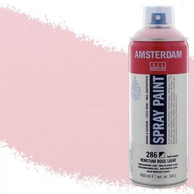 Akrylová farba v spreji na vodnej báze Talens Amsterdam, 400 ml - 286, venetian rose light