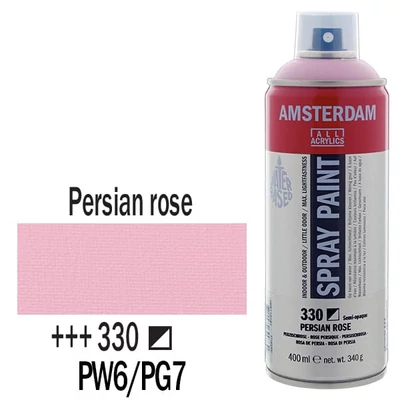 Akrylová farba v spreji na vodnej báze Talens Amsterdam, 400 ml - 330, persian rose