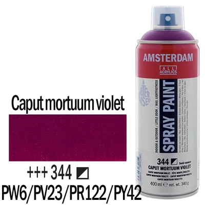 Akrylová farba v spreji na vodnej báze Talens Amsterdam, 400 ml - 344, caput mortuum violet