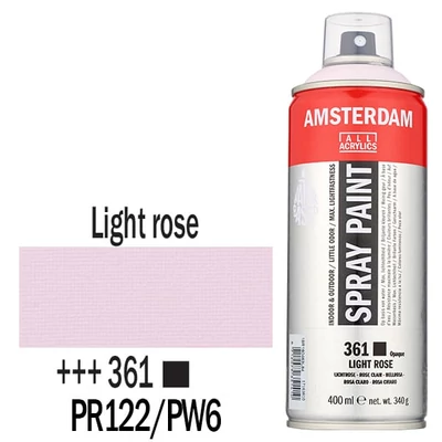 Akrylová farba v spreji na vodnej báze Talens Amsterdam, 400 ml - 361, light rose
