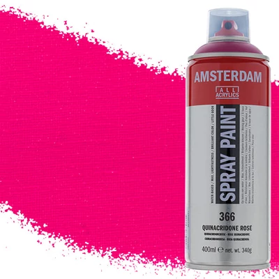 Akrylová farba v spreji na vodnej báze Talens Amsterdam, 400 ml - 366, quinacridone rose