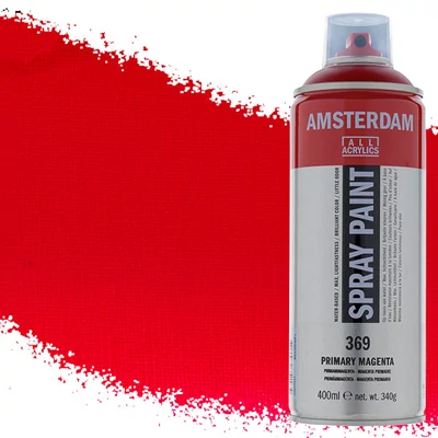Akrylová farba v spreji na vodnú bázeTalens Amsterdam, 400 ml - 369, primary magenta