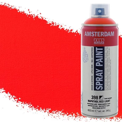 Akrylová farba v spreji na vodnej báze Talens Amsterdam, 400 ml - 398, naphthol red light