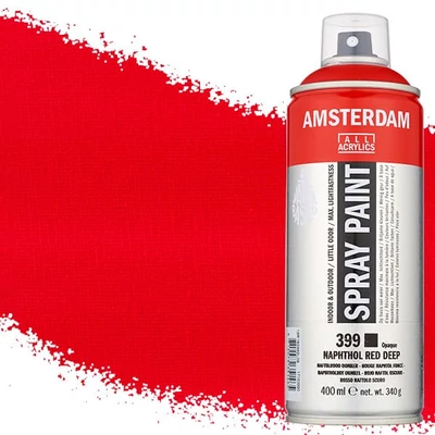 Akrylová farba v spreji na vodnej báze Talens Amsterdam, 400 ml - 399, naphthol red deep