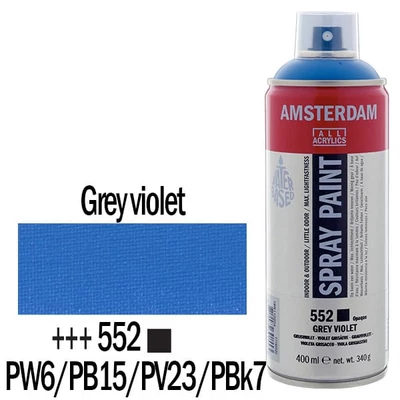 Akrylová farba v spreji na vodnej báze Talens Amsterdam, 400 ml - 552, grey violet