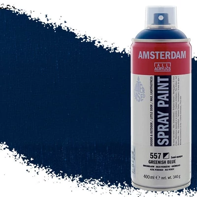 Akrylová farba v spreji na vodnej báze Talens Amsterdam, 400 ml - 557, greenish blue