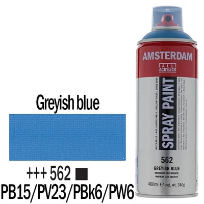 Akrylová farba v spreji na vodnej báze Talens Amsterdam, 400 ml - 562, greyish blue