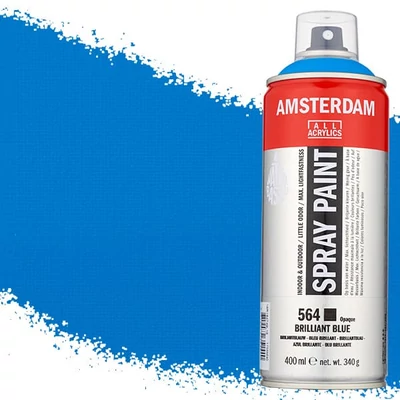Akrylová farba v spreji na vodnej báze Talens Amsterdam, 400 ml - 564, brilliant blue