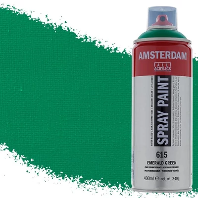 Akrylová farba v spreji na vodnej báze Talens Amsterdam , 400 ml - 615, emerald green
