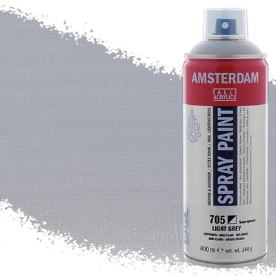 Akrylová farba v spreji na vodnej báze Talens Amsterdam, 400 ml - 705, light grey
