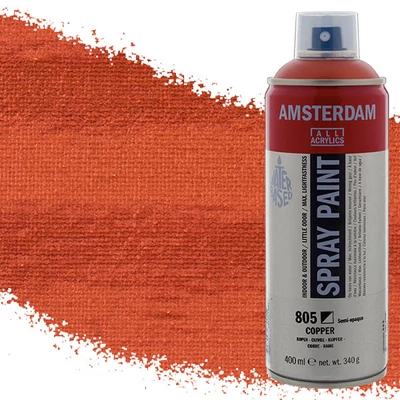 Akrylová farba v spreji na vodnej báze Talens Amsterdam, 400 ml - 805, copper