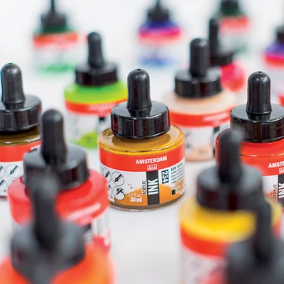 Akrylový atrament Talens Amsterdam, 30 ml - v rôznych farbách
