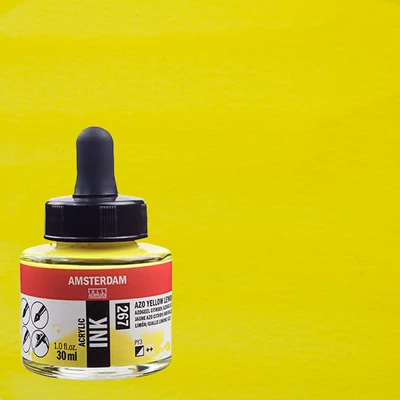 Akrylový atrament Talens Amsterdam, 30 ml - 267, azo yellow lemon