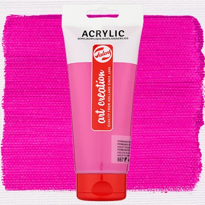 Akrylová farba Talens Art Creation, 200 ml - 567, Permanent red violet