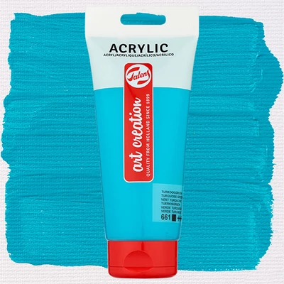 Akrylová farba Talens Art Creation, 200 ml - 661, Turquoise green