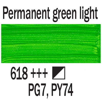 Akrylová farba Talens Art Creation, 200 ml - 618, Permanent green light