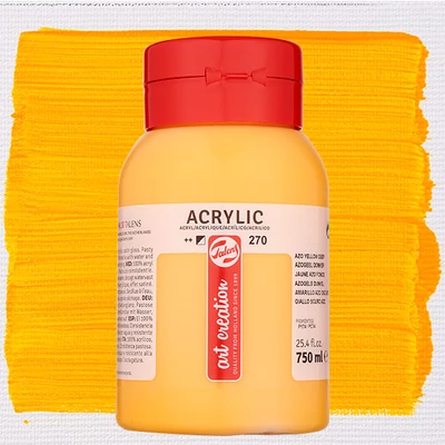 Akrylová farba Talens Art Creation, 750 ml - 270, Azo yellow deep