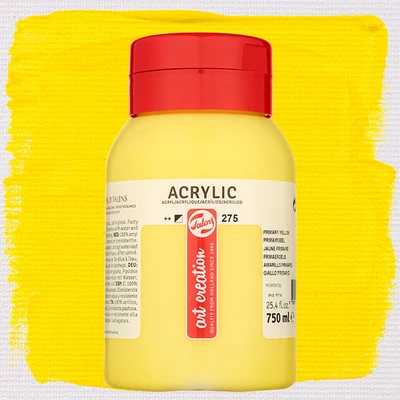 Akrylová farba Talens Art Creation, 750 ml - 275, Primary yellow