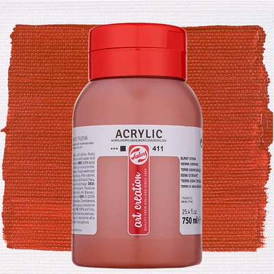 Akrylová farba Talens Art Creation, 750 ml - 411, Burnt sienna