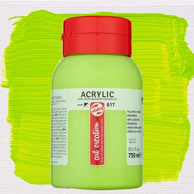 Akrylová farba Talens Art Creation, 750 ml - 617, Yellowish green