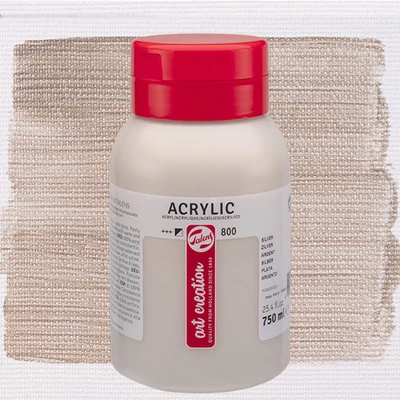Akrylová farba Talens Art Creation, 750 ml - 800, Silver