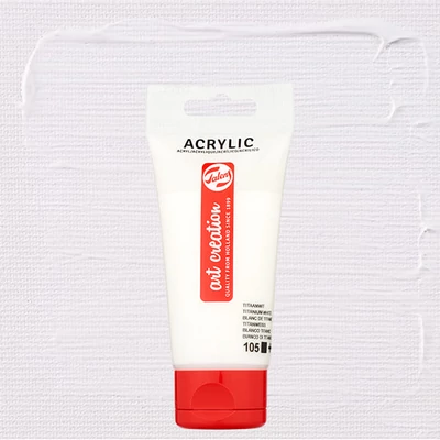 Akrylová farba Talens Art Creation, 75 ml - 105, Titanium white