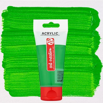 Akrylová farba Talens Art Creation, 75 ml - 618, Permanent green light