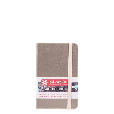 Skicár a náčrtník Talens Art Creation Sketch Book, 140 g, 80 listov- 9x14 cm, šampanská