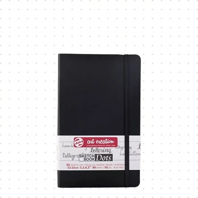Bodkovaný zápisník Talens Art Creation Sketch Book Dots, 80 g - 13x21 cm