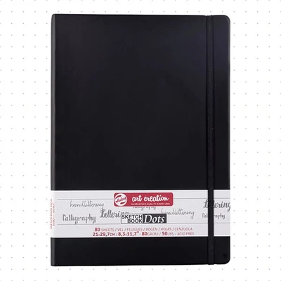 Bodkovaný zápisník Talens Art Creation Sketch Book Dots, 80 g - A4