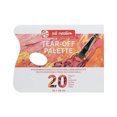Blok papierových maliarskych paliet Talens Art Creation Tear-Off, 20 listov - 18x24 cm