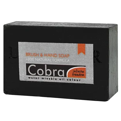 Čierne mydlo na umývanie štetcov a rúk Talens Cobra, 150 g