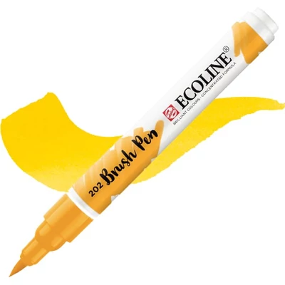 Akvarelový popisovač Talens Ecoline Brush Pen  - 202, deep yellow