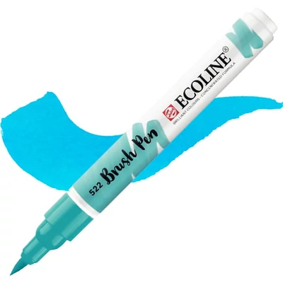 Akvarelový popisovač Talens Ecoline Brush Pen - 522, turquoise blue