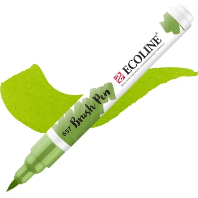 Akvarelový popisovač Talens Ecoline Brush Pen - 657, bronze green