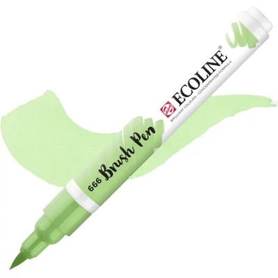 Akvarelový popisovač Talens Ecoline Brush Pen - 666, pastel green