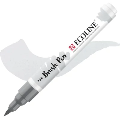 Akvarelový popisovač Talens Ecoline Brush Pen - 738, cold grey light