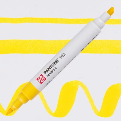 Obojstranný štetcový popisovač Talens Pantone - 102