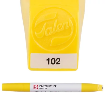 Obojstranný štetcový popisovač Talens Pantone - 102