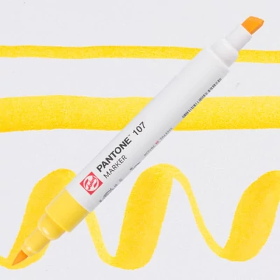 Obojstranný štetcový popisovač Talens Pantone - 107