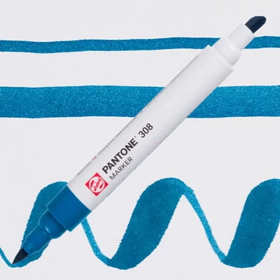 Obojstranný štetcový popisovač Talens Pantone - 308