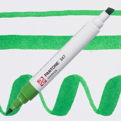 Obojstranný štetcový popisovač Talens Pantone - 347