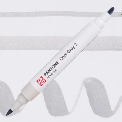 Obojstranný štetcový popisovač Talens Pantone - cool gray 2