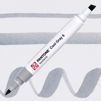 Obojstranný štetcový popisovač Talens Pantone - cool gray 6