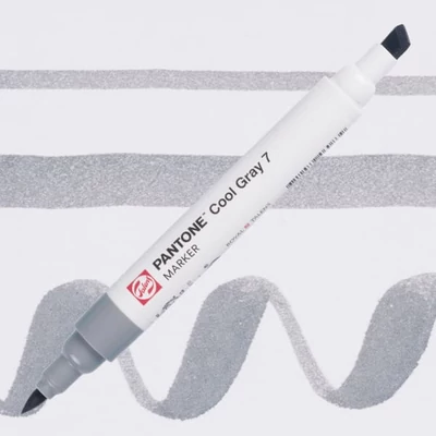 Obojstranný štetcový popisovač Talens Pantone - cool gray 7