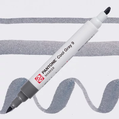 Obojstranný štetcový popisovač Talens Pantone - cool gray 7